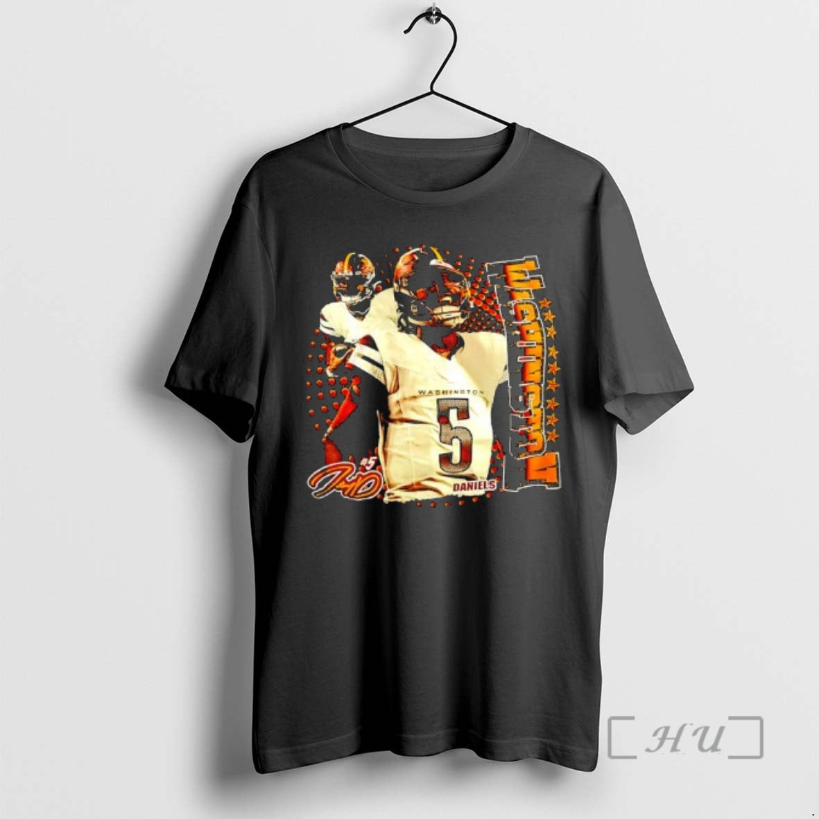 Officials Washington Commanders Jayden Daniels 5 Graphic T-Shirts, Hoodie, Sweatshirt | AU18TeeNovaLab.com