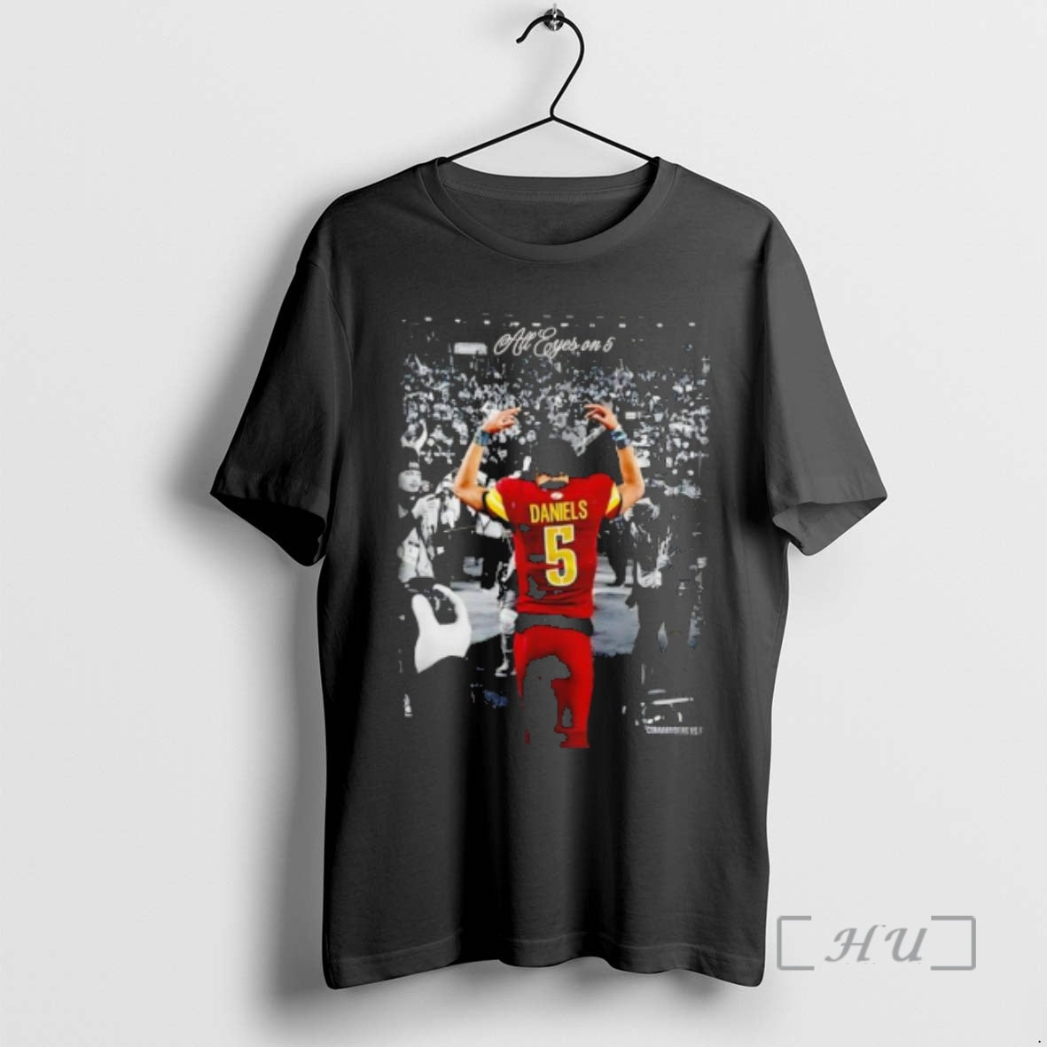 Officials Washington Commanders Jayden Daniels All Eyes On 5 T-Shirts, Hoodie, Sweatshirt | AU18TeeNovaLab.com