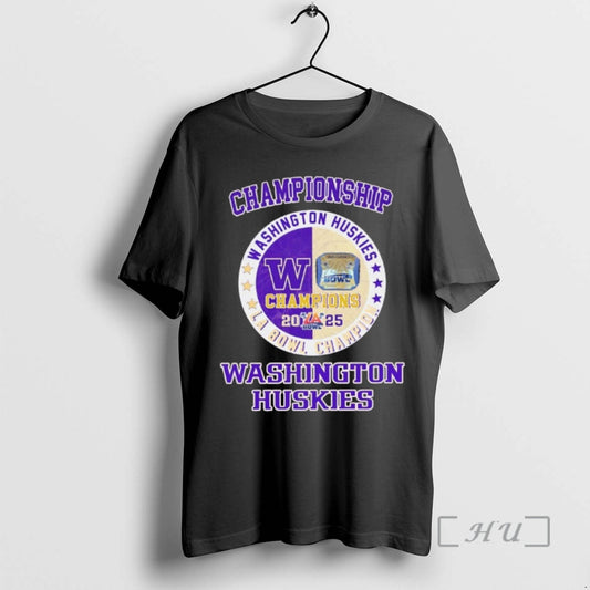 Officials Washington Huskies 2025 La Bowl Champions T-Shirts, Hoodie, Sweatshirt | AU18TeeNovaLab.com