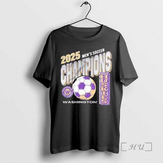 Officials Washington Huskies 2025 Ncaa Mens Soccer Champions T-Shirts, Hoodie, Sweatshirt | AU18TeeNovaLab.com