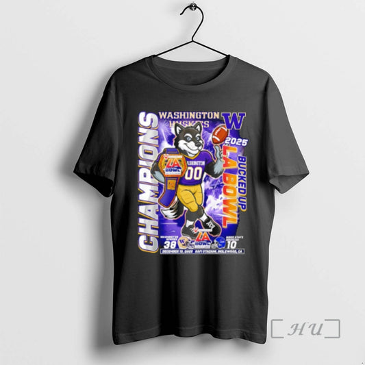 Officials Washington Huskies Bucked Up La Bowl Champions 2025 Mascot