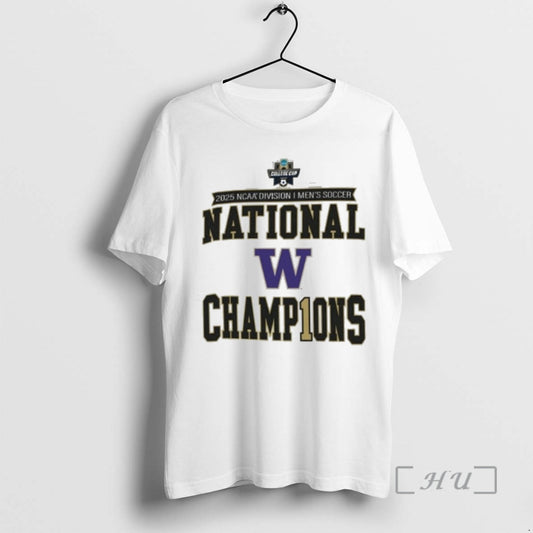 Officials Washington Huskies Champion 2025 Ncaa Mens Soccer National Champions T-Shirts, Hoodie, Sweatshirt