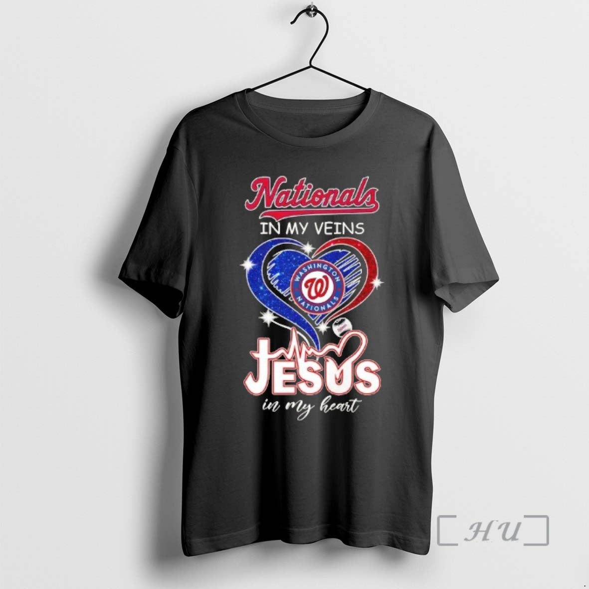 Officials Washington Nationals Baseball In My Veins Jesus In My Glitter Heart Premium T Shirts Hoodie, Sweatshirt