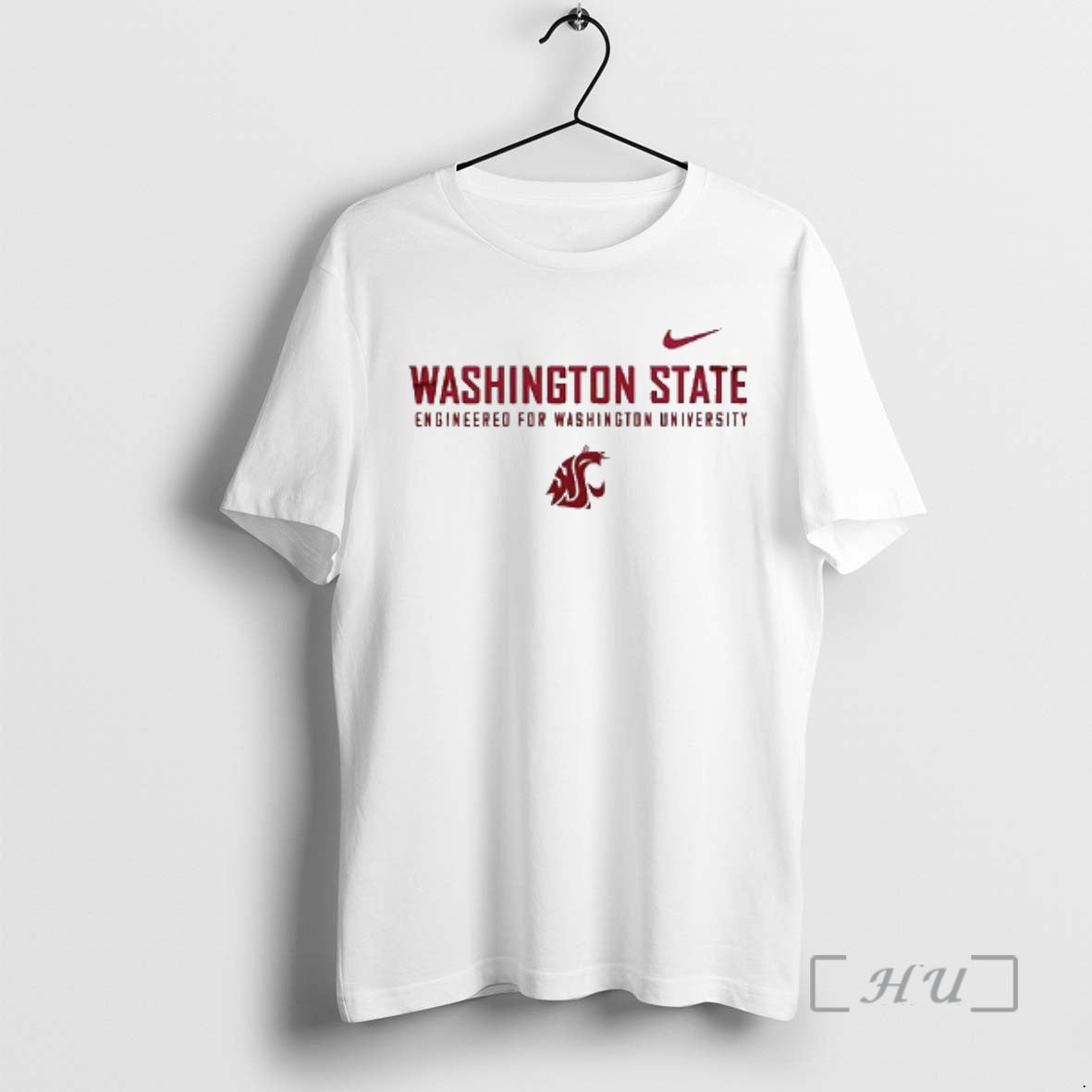 Officials Washington State Cougars Engineered For Washington University Double Sided Graphic Premium T Shirts Sweater