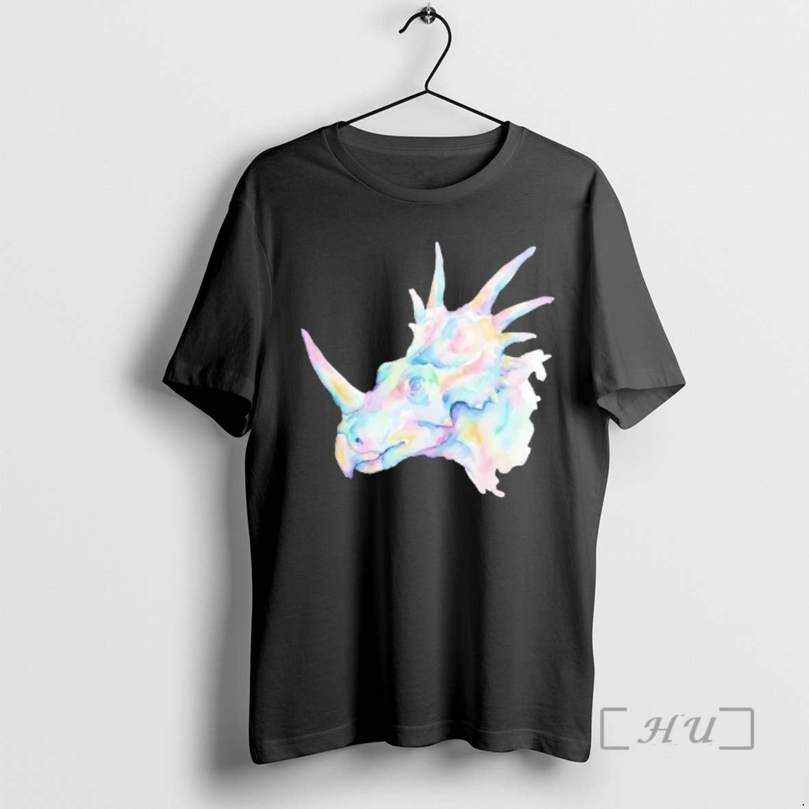 Officials Watercolor Ceratopsian Big Face T-Shirts, Hoodie, Sweatshirt | AU18TeeNovaLab.com