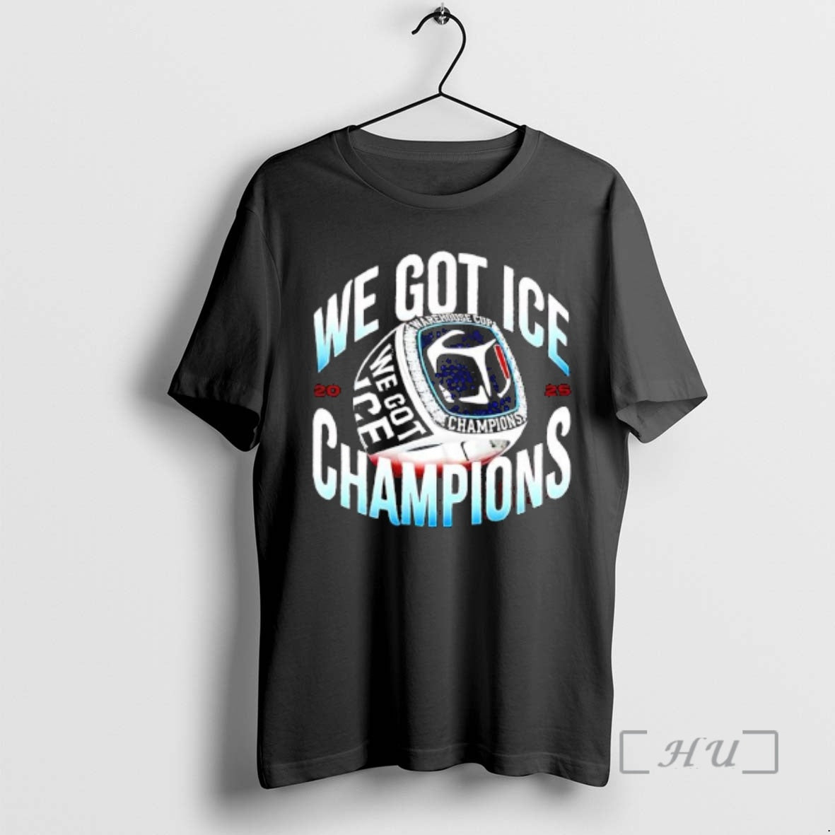 Officials We Got Ice Warehouse Cup Champions Victory Ring T-Shirts, Hoodie, Sweatshirt | AU18TeeNovaLab.com