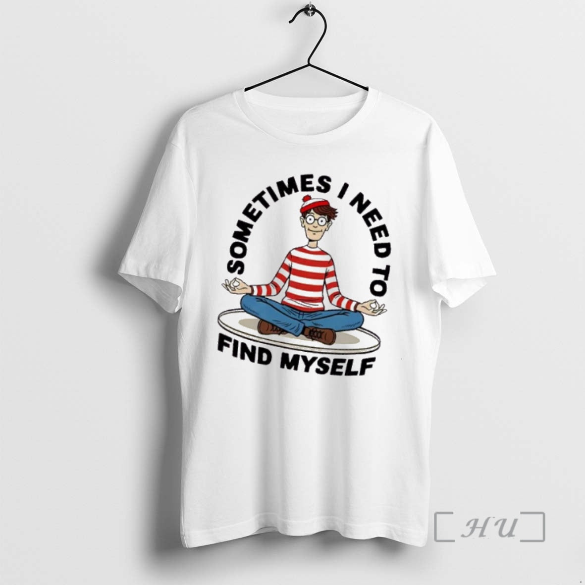 Officials Wheres Wally Sometimes I Need To Find Myself Caricature T-Shirts, Hoodie, Sweatshirt | AU18TeeNovaLab.com