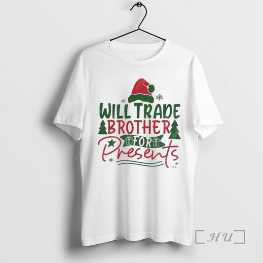 Officials Will Trade Brother For Presents Family Matching Christmas T-Shirts, Hoodie, Sweatshirt | AU18TeeNovaLab.com