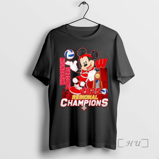 Officials Wisconsin Badgers 2025 Regional Champions Football Celebrating Ornaments T-Shirts, Hoodie, Sweatshirt
