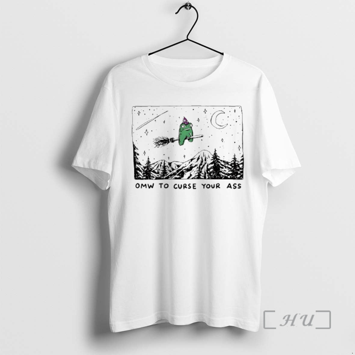 Officials Wizard Frogs Omw To Curse Your Ass T-Shirts, Hoodie, Sweatshirt | AU18TeeNovaLab.com