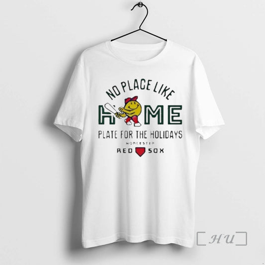 Officials Worcester Red Sox No Place Like Home Plate For The Holidays Premium T Shirts Hoodie, Sweatshirt