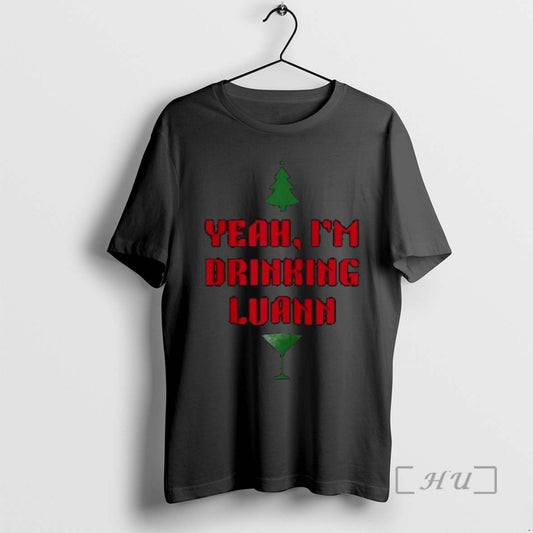 Officials Yeah Im Drinking Luann Graphic Circle Black T-Shirts, Hoodie, Sweatshirt | AU18TeeNovaLab.com