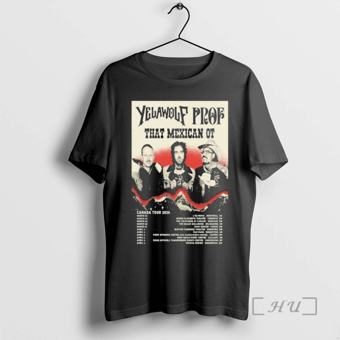 Officials Yelawolf Prof Canada Tour 2026 T-Shirts, Hoodie, Sweatshirt | AU18TeeNovaLab.com