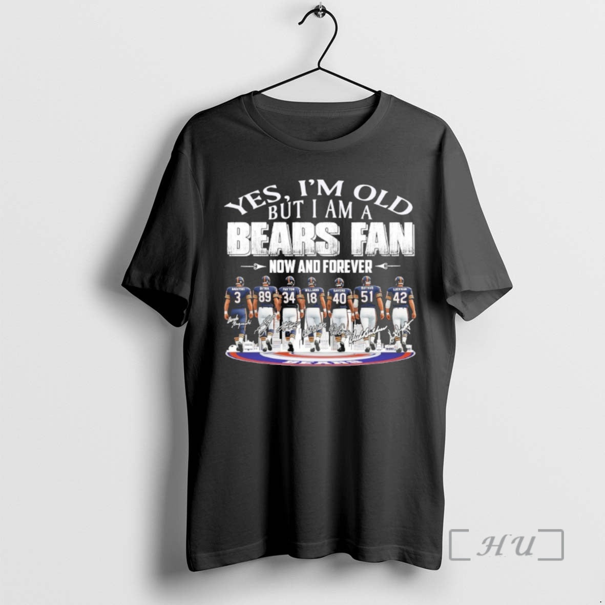 Officials Yes Im Old But I Am A Bears Fan Now And Forever Team Player T-Shirts, Hoodie, Sweatshirt | AU18TeeNovaLab.com