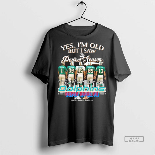 Officials Yes Im Old But I Saw The Miami Dolphins Perfect Season 17 0 Signatures