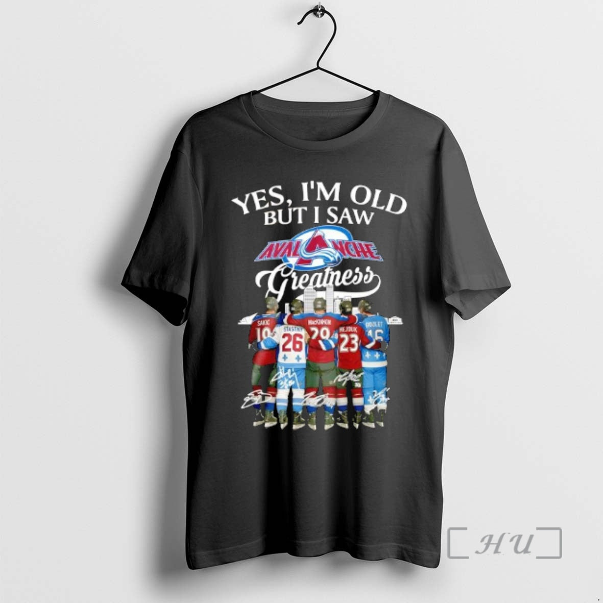 Officials Yes Im Old Colorado Avalanche Greatness Hockey Players Signatures T-Shirts, Hoodie, Sweatshirt | AU18TeeNovaLab.com