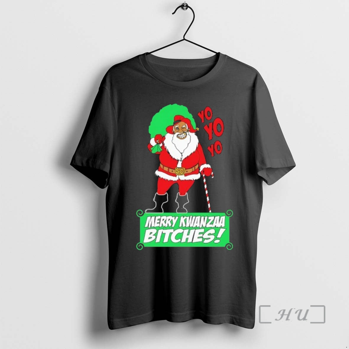 Officials Yo Yo Yo Merry Kwanzaa Bitches T-Shirts, Hoodie, Sweatshirt | AU18TeeNovaLab.com
