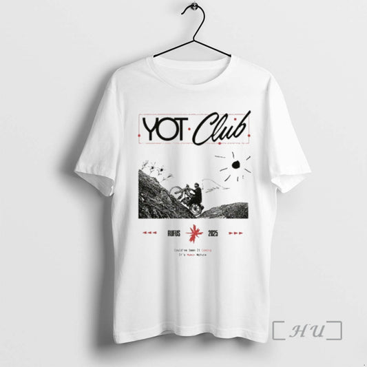 Officials Yot Club Rufus Across North America Moto Tour 2025 Dates Premium T Shirts Sweater Hoodie, Sweatshirt