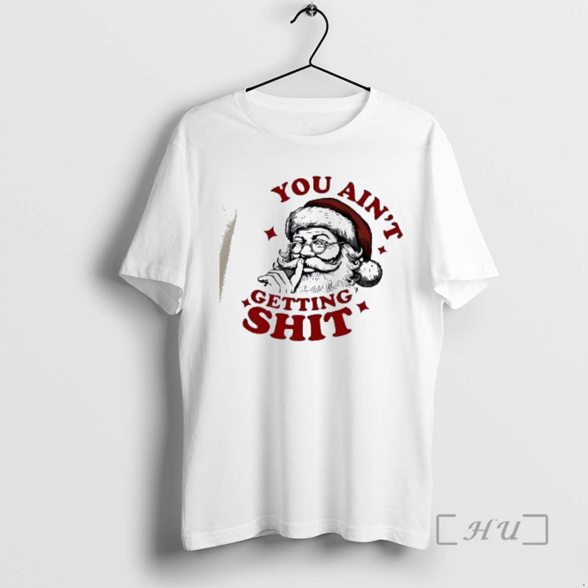 Officials You Aint Getting Shit Christmas 2025 Santa Claus Shhh T-Shirts, Hoodie, Sweatshirt | AU18TeeNovaLab.com