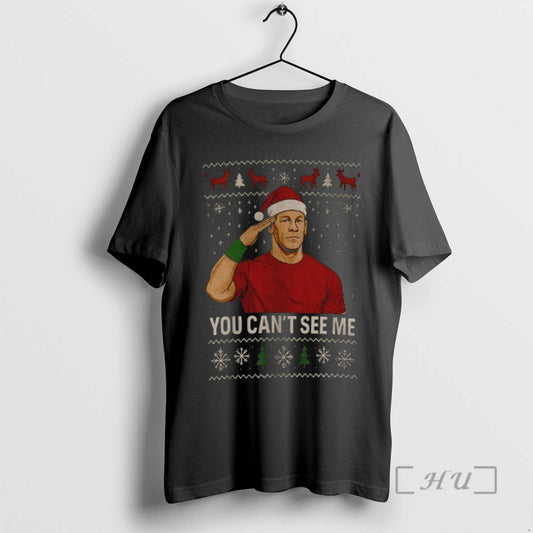 Officials You Cant See Me John Cena Holiday T-Shirts, Hoodie, Sweatshirt | AU18TeeNovaLab.com