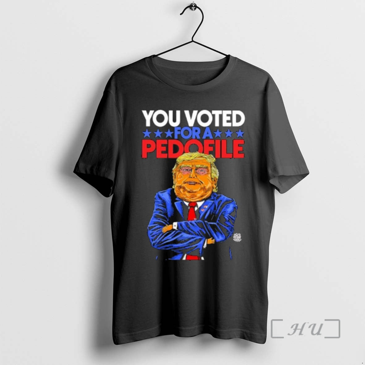 Officials You Voted For A Pedofile Trump Graphic T-Shirts, Hoodie, Sweatshirt | AU18TeeNovaLab.com