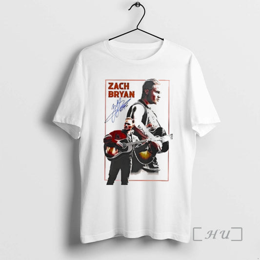 Officials Zach Bryan With Heaven On Tour Signature Music Fan T-Shirts, Hoodie, Sweatshirt | AU18TeeNovaLab.com