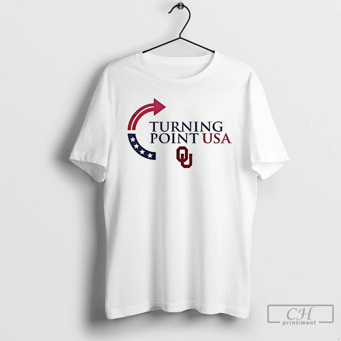 Oklahoma Sooners X Charlie Kirk Turning Point Usa The University Of Oklahoma Usa Flag