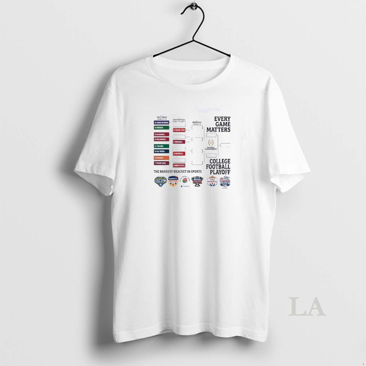 Original 2025 Cfp Brackets T-Shirts, Hoodie, Sweatshirt | AU18TeeNovaLab.com
