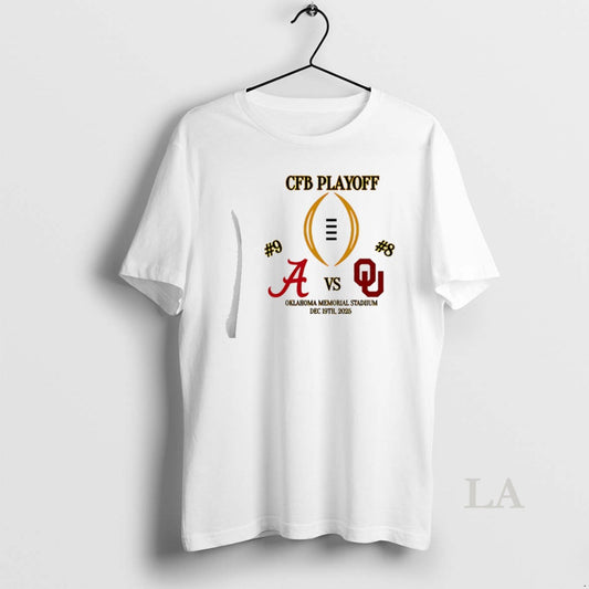 Original 2025 Cfp First Rd Game 1 Alabama Vs Oklahoma T-Shirts, Hoodie, Sweatshirt | AU18TeeNovaLab.com