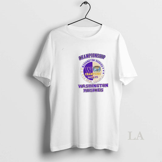 Original 2025 Championship Washington Huskies La Bowl T-Shirts, Hoodie, Sweatshirt | AU18TeeNovaLab.com