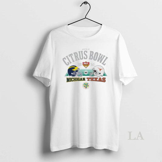 Original 2025 Cheez It Citrus Bowl 2 Team Michigan Vs Texas Helmets T-Shirts, Hoodie, Sweatshirt | AU18TeeNovaLab.com