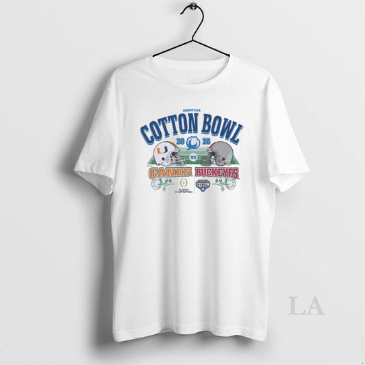 Original 2025 Cotton Bowl 2 Team Canes Vs Buckeyes T-Shirts, Hoodie, Sweatshirt | AU18TeeNovaLab.com