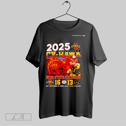 Original 2025 Cy Hawk Iowa State Cyclones 16 13 Iowa Hawkeyes Mascot