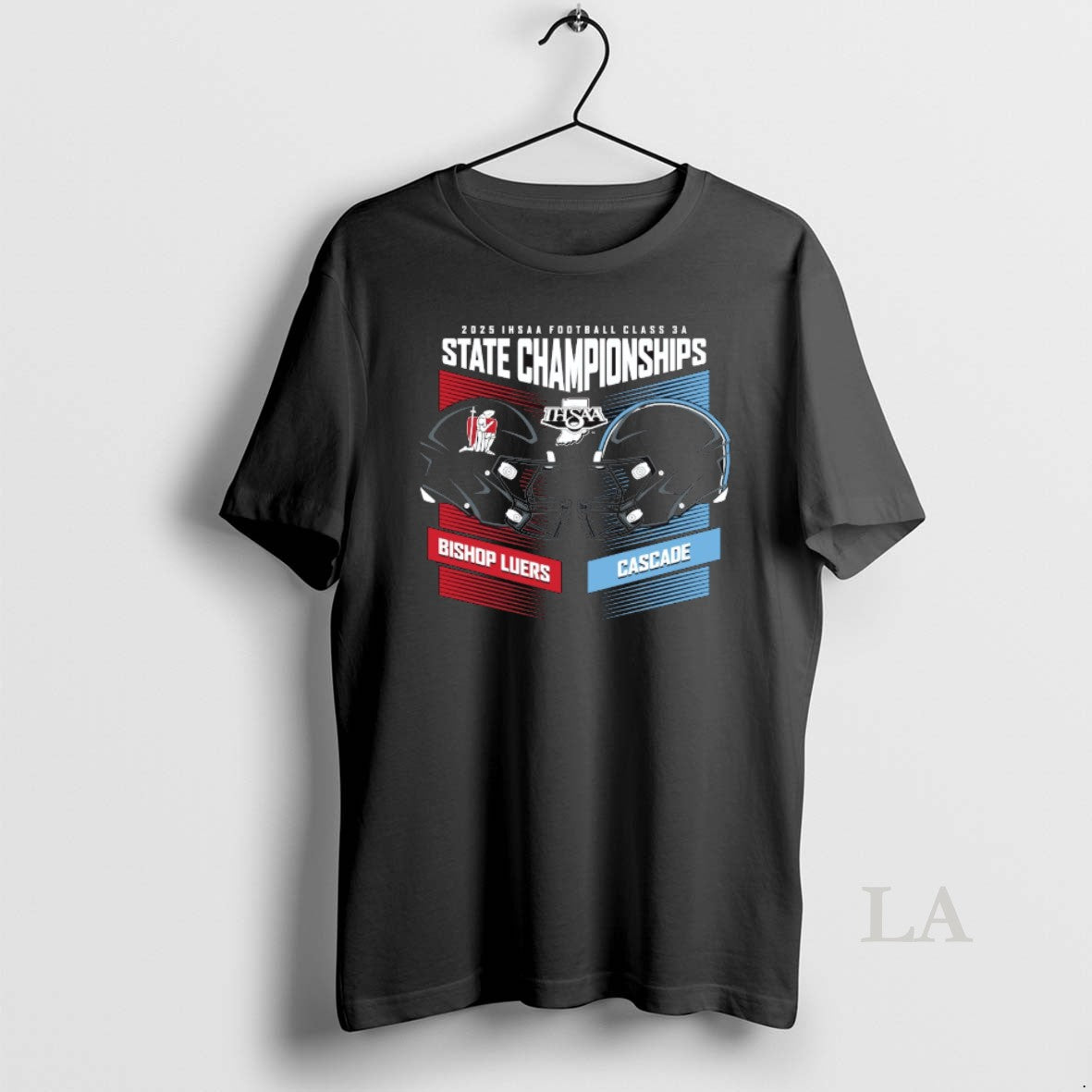 Original 2025 Ihsaa Football State Championships Bishop Luers Vs Cascade High School Head To Head T-Shirts, Hoodie,...