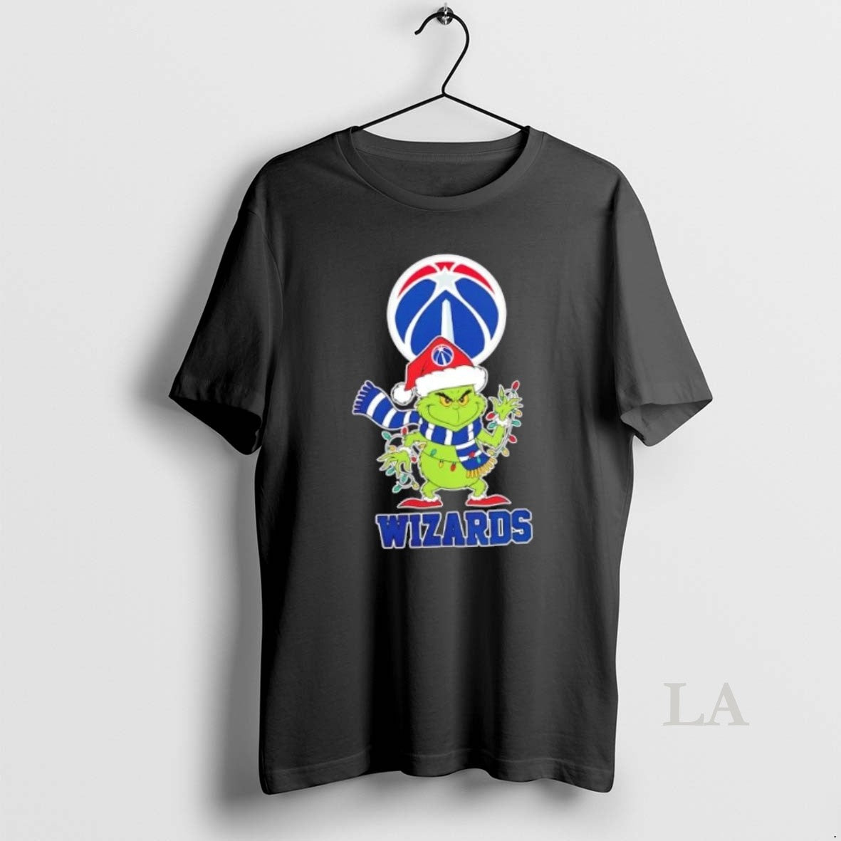 Original 2025 Washington Wizards Christmas Grinch Santa Hat Holiday
