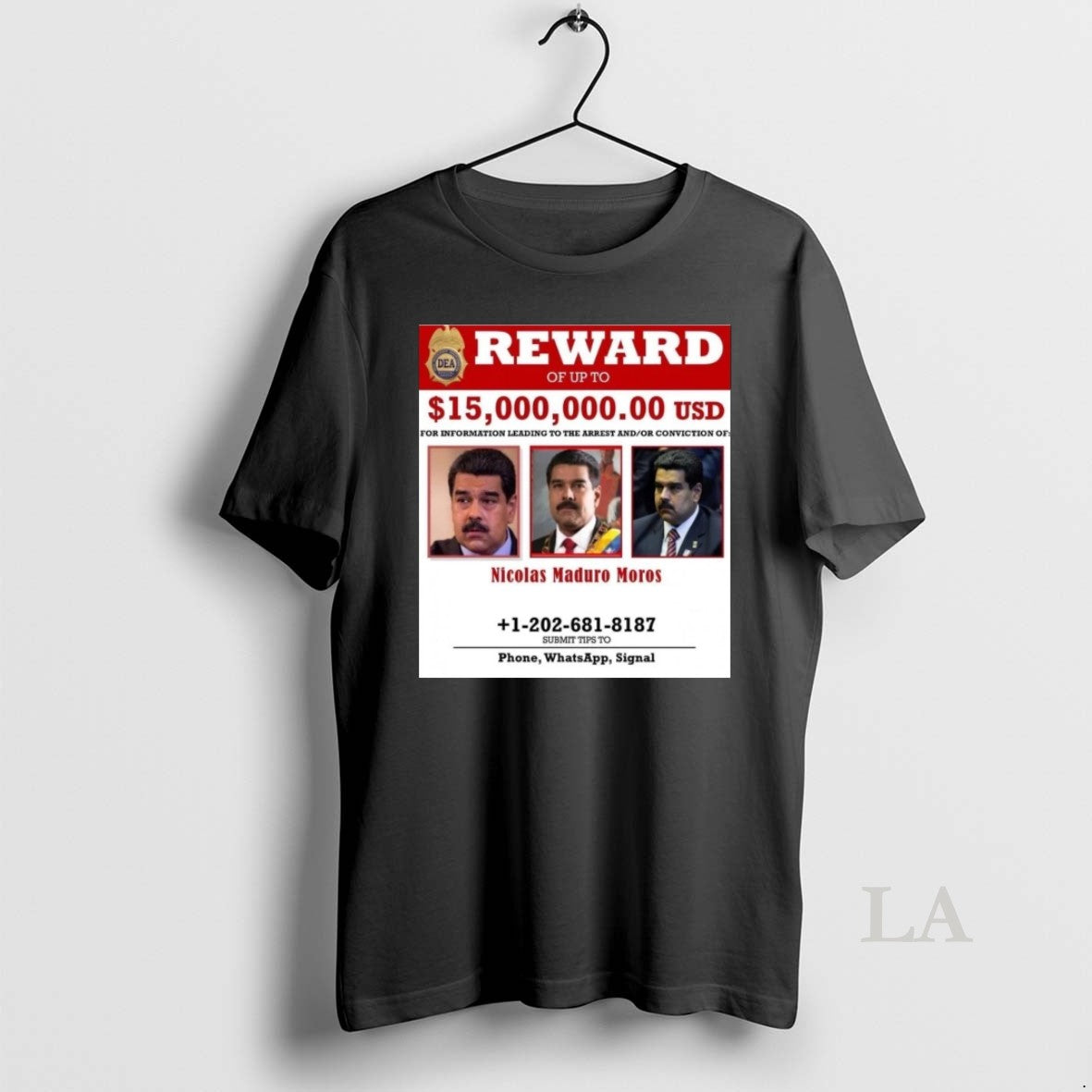Original 2026 Wanted Nicolas Maduro Moros Reward Up To 15 Million Usd Dea T-Shirts, Hoodie, Sweatshirt | AU18TeeNovaLab.com