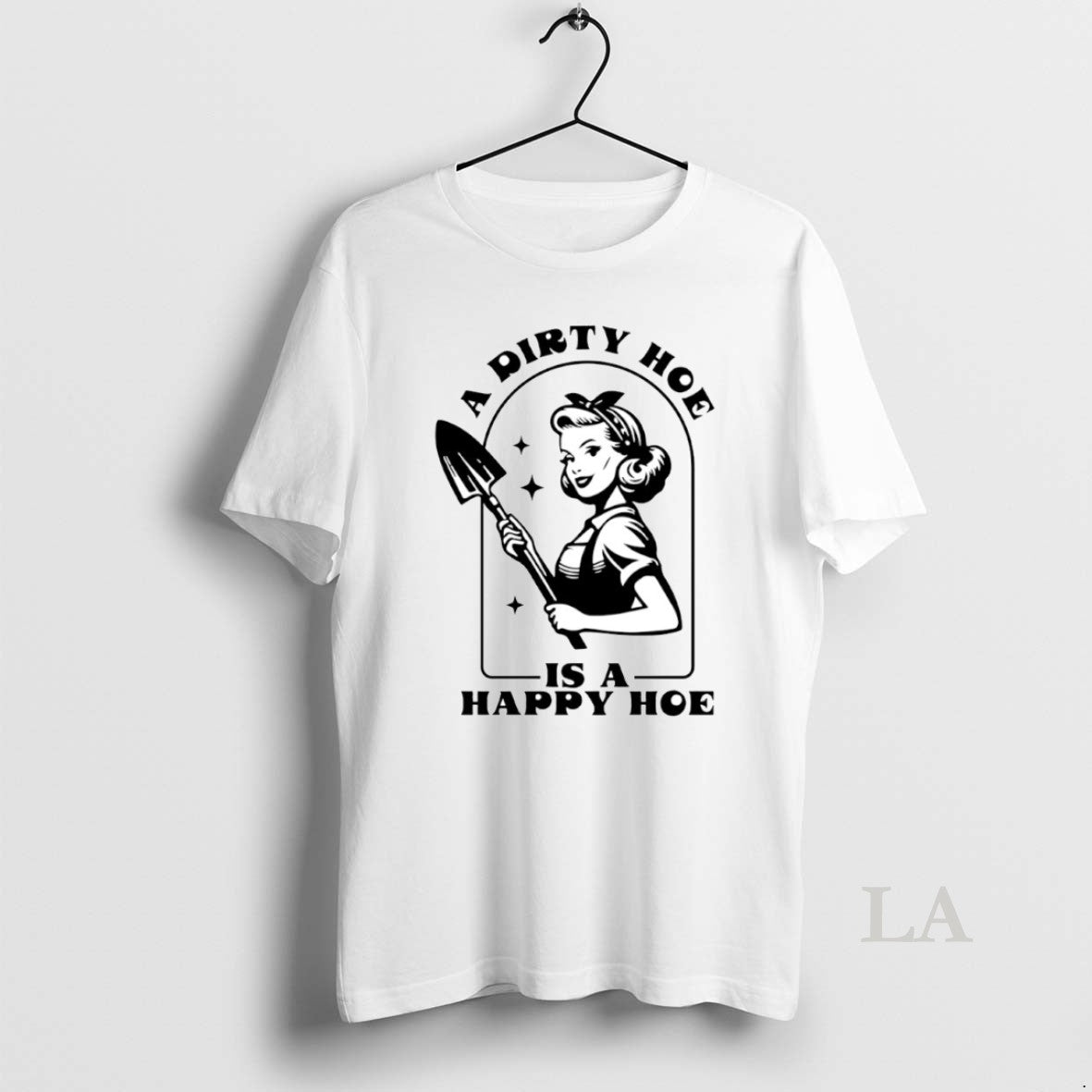 Original A Dirty Hoe Is A Happy Hoe Circle T-Shirts, Hoodie, Sweatshirt | AU18TeeNovaLab.com