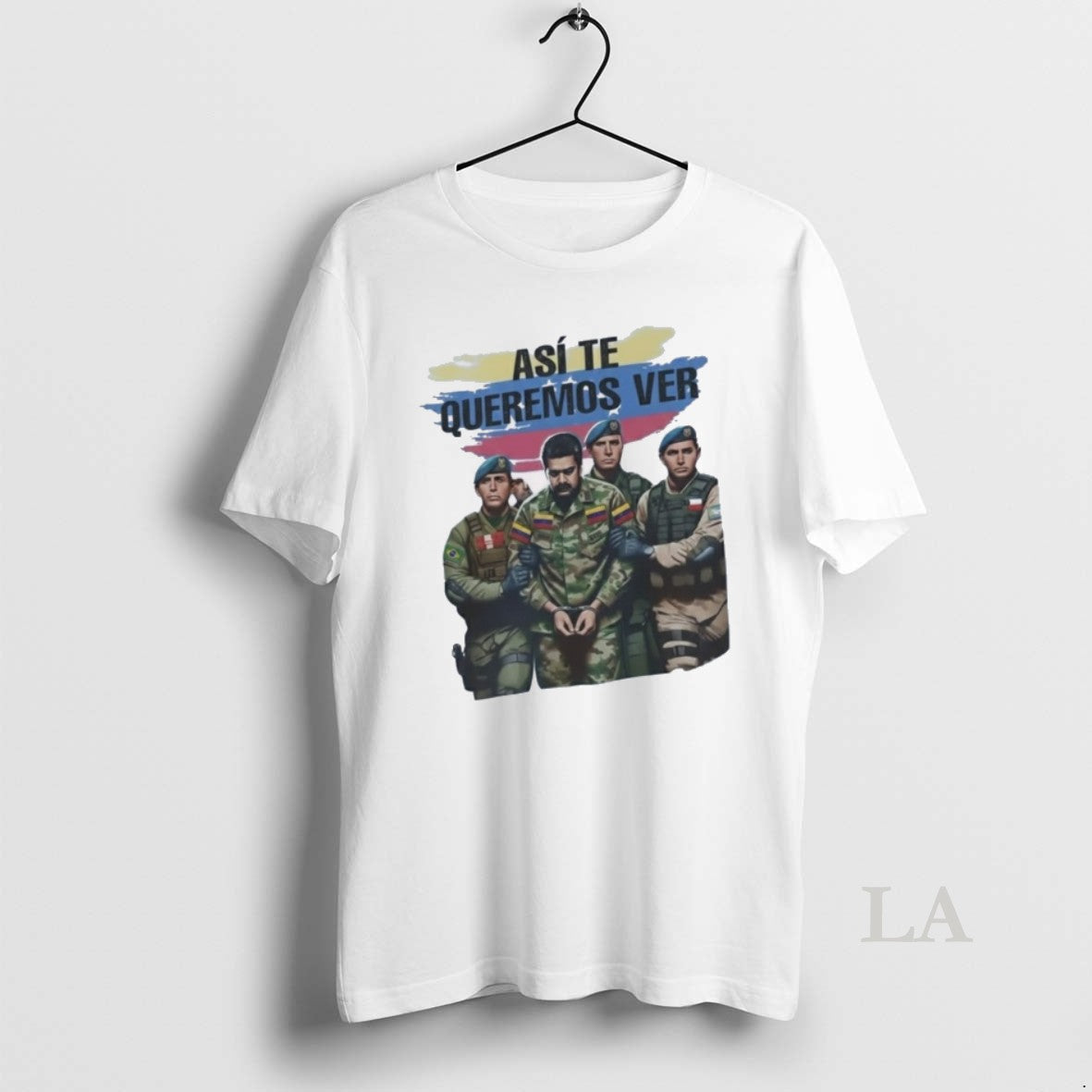 Original Asi Te Queremos Ver Maduro Arrested Satire T-Shirts, Hoodie, Sweatshirt | AU18TeeNovaLab.com