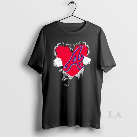 Original Atlanta Braves Rip The Chest Forever In My Heart T-Shirts, Hoodie, Sweatshirt | AU18TeeNovaLab.com