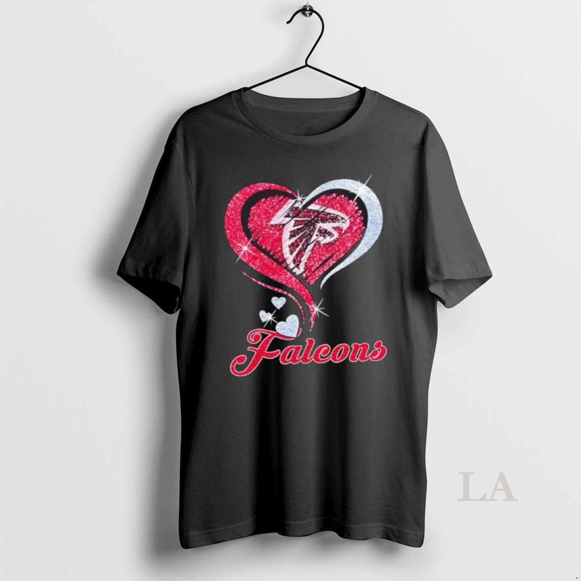 Original Atlanta Falcons Football In Glitter Heart Fans T-Shirts, Hoodie, Sweatshirt | AU18TeeNovaLab.com