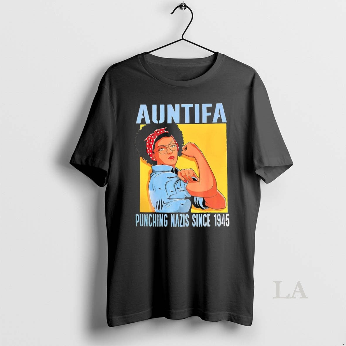 Original Auntifa Punching Nazis Since 1945 T-Shirts, Hoodie, Sweatshirt | AU18TeeNovaLab.com