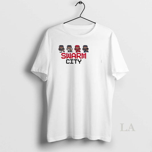 Original Awesome Houston Texans Swarm City Logo Game T-Shirts, Hoodie, Sweatshirt | AU18TeeNovaLab.com