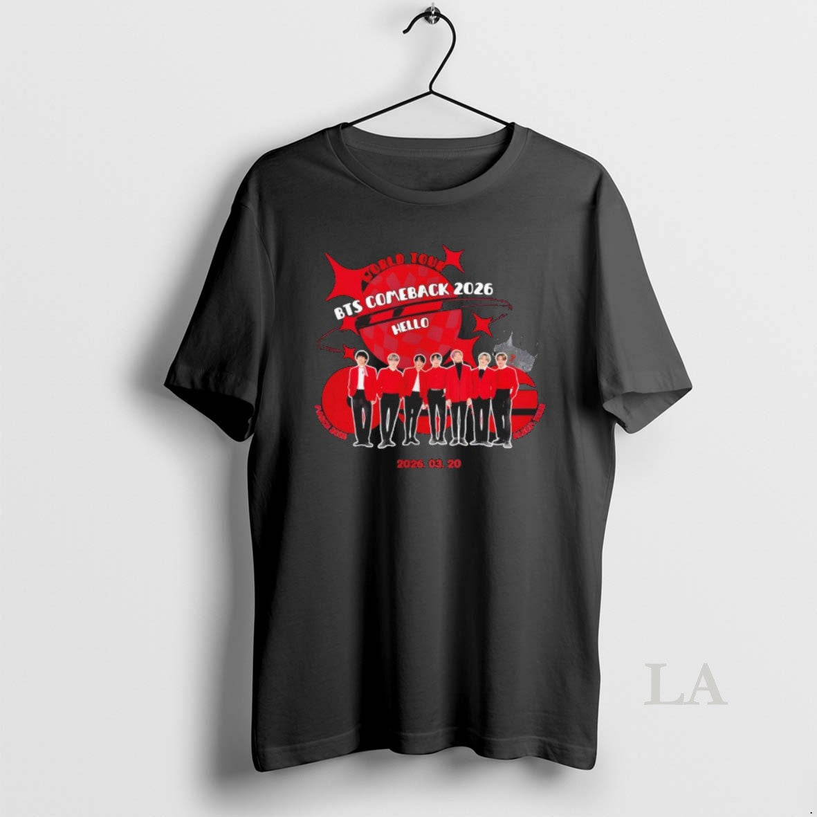 Original Bts Comeback 2026 Hello K Pop World Tour T-Shirts, Hoodie, Sweatshirt | AU18TeeNovaLab.com