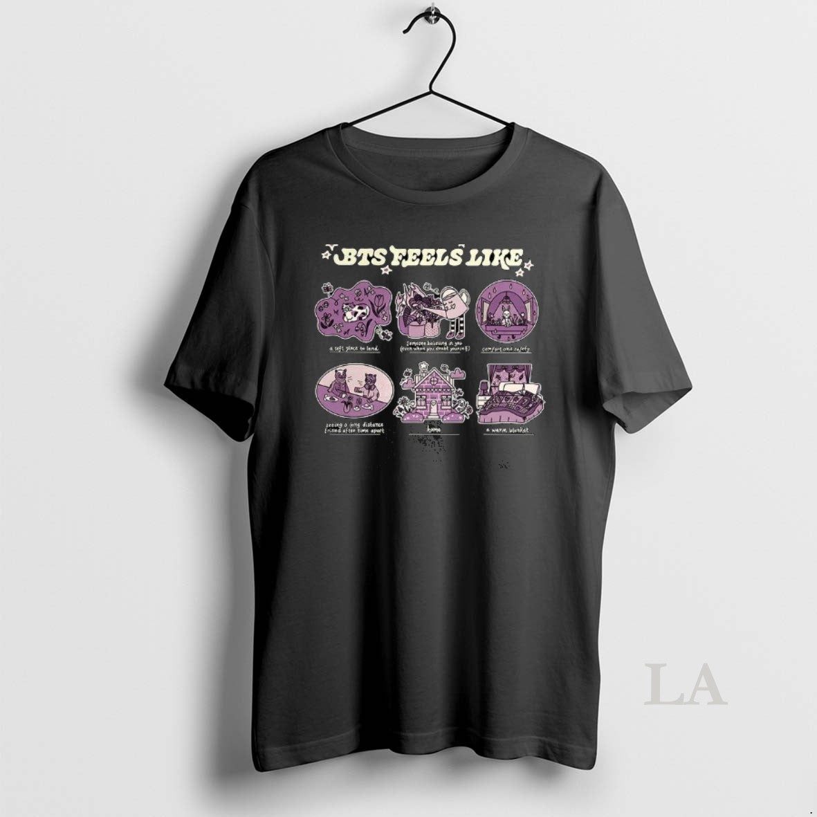 Original Bts Feels Like A Soft Place To Land Someone Believing In You Comfort And T-Shirts, Hoodie, Sweatshirt