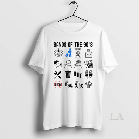 Original Bands Of The 90s T-Shirts, Hoodie, Sweatshirt | AU18TeeNovaLab.com