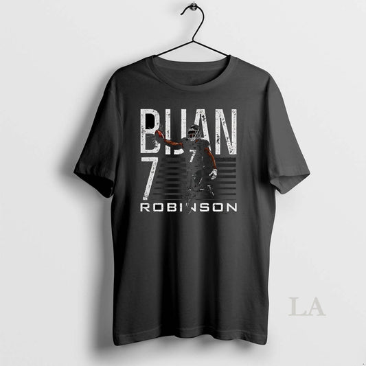 Original Bijan Robinson Atlanta Falcons Football Grab Number 7