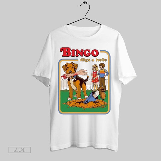Original Bingo Digs A Hole Dog Hand