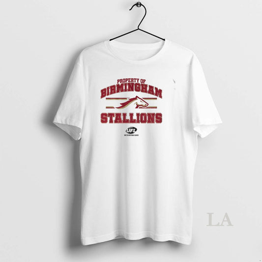 Original Birmingham Stallions United Football League Property Of Birmingham Stallions T-Shirts, Hoodie, Sweatshirt