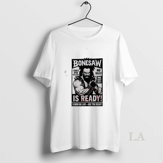 Original Bonesaw Is Ready Vintage Wrestling One Night Only T-Shirts, Hoodie, Sweatshirt | AU18TeeNovaLab.com