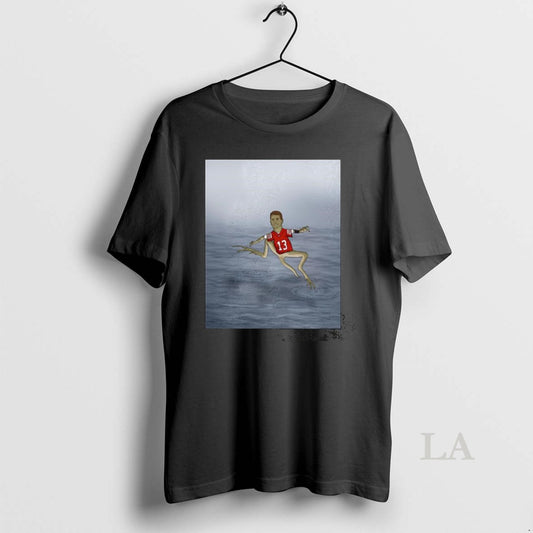 Original Brock Purdy Jesus Christ Lizard Running On Water